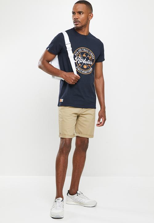 Aca Joe - Aca joe adventure printed crew tee - navy