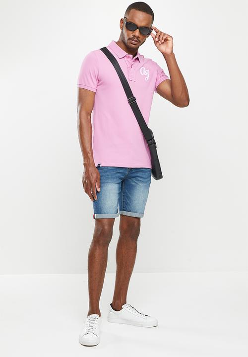 Aca Joe - Aca joe stretch denim roll up short - light blue