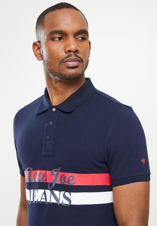 Aca Joe - Aca joe 3d chest stripe golfer - navy