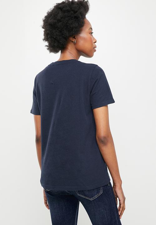 Superdry. - Cl tee - navy