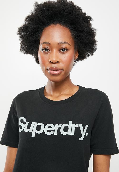 Superdry. - Cl tee - black