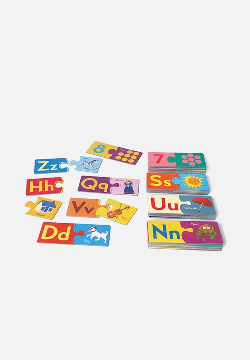 Greenbean Learning - Alphabet & numbers puzzle pairs