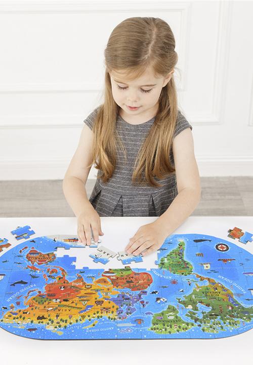 Greenbean Learning - Gift box puzzle - our world - 100pcs