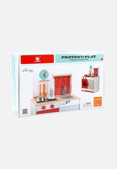 Greenbean Learning - Kitchen - classic - red with accessories