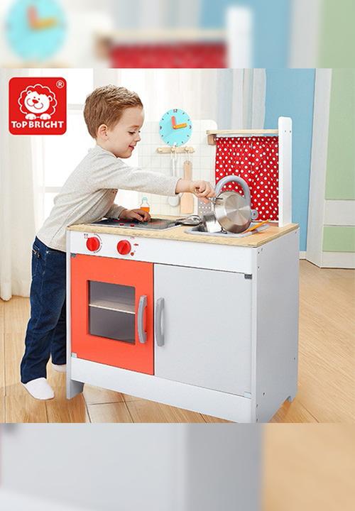 Greenbean Learning - Kitchen - classic - red with accessories