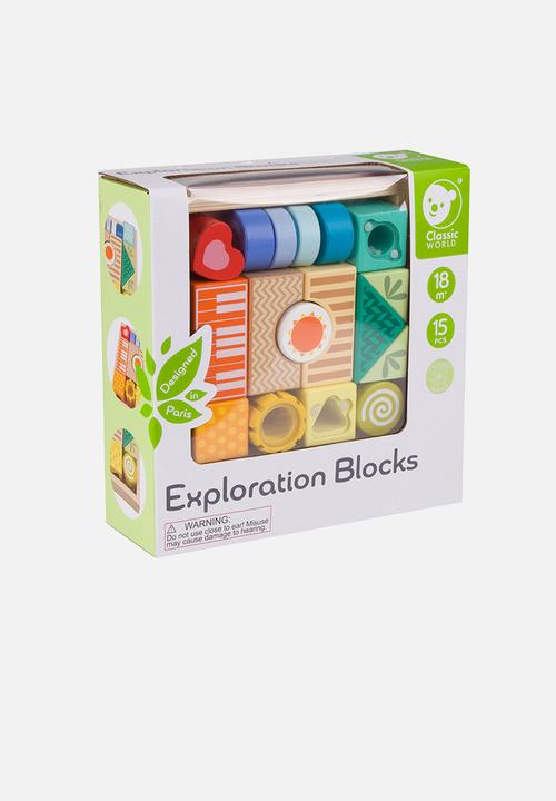 Greenbean Learning - Sensory exploration blocks - 14pcs