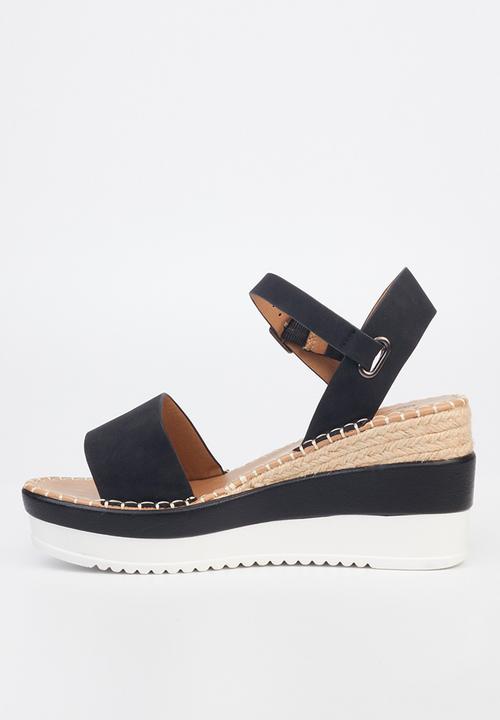 Miss Black - Wild4 wedge heel - black