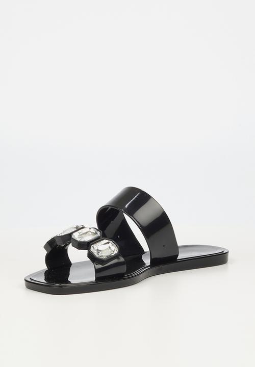 Viabeach - Thanos 1 double strap slide - black