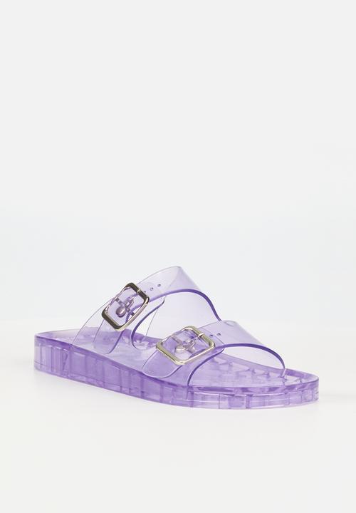 Viabeach - Torrera 3 double strap slide - purple