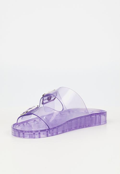 Viabeach - Torrera 3 double strap slide - purple