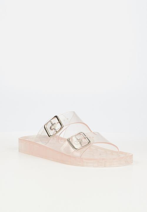 Viabeach - Torrera 3 double strap slide - pink