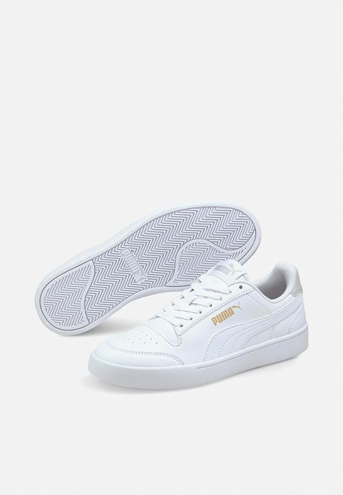 PUMA - Puma shuffle jr - puma white-puma white-gray violet-puma team gold