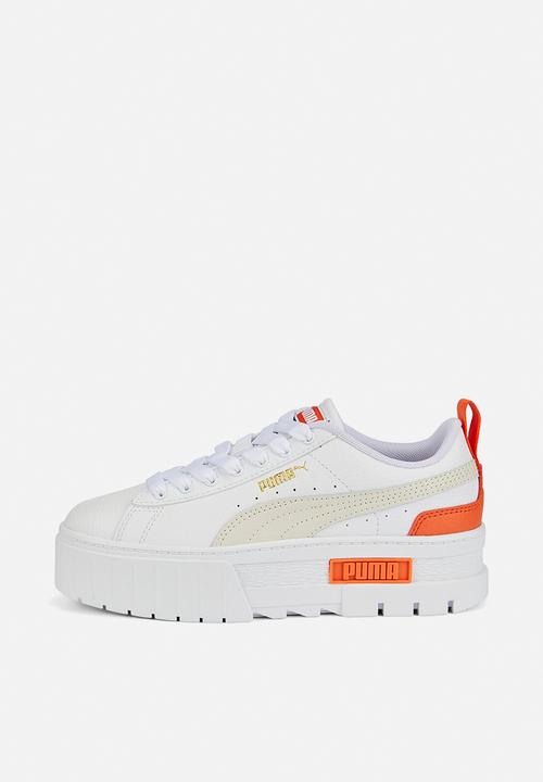 PUMA - Mayze lth jr - puma white-vaporous gray