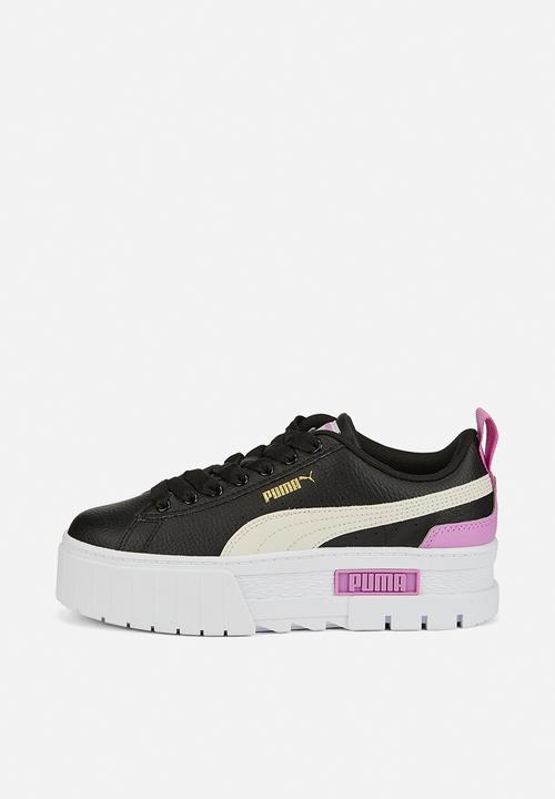 PUMA - Mayze lth jr - puma black-whisper white