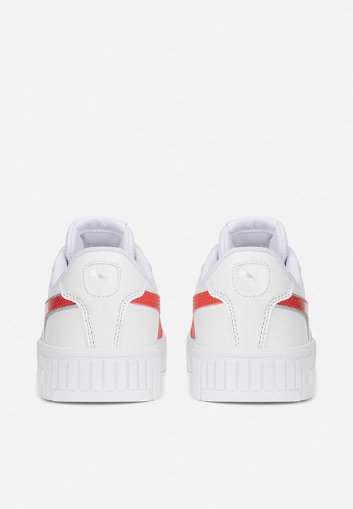 PUMA - Carina 2.0 glitzy jr - puma white-salmon-puma silver