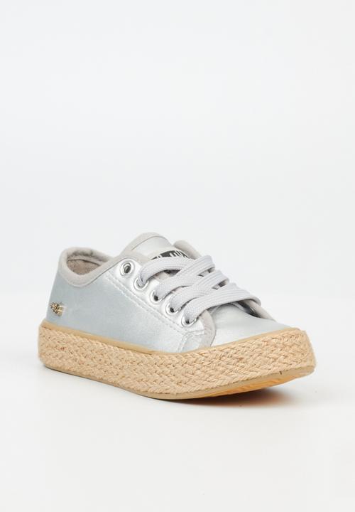 Little Miss Black - G-quebec sneaker - silver
