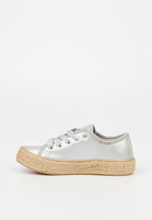 Little Miss Black - G-quebec sneaker - silver