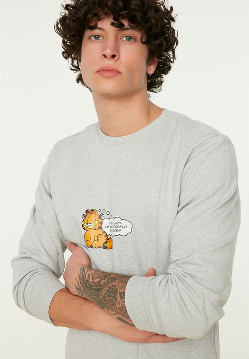 Trendyol - Garfield printed sweater - grey