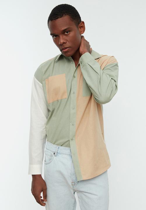 Trendyol - Colour block slim fit shirt - multi