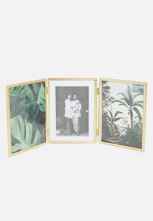 H&S - Folding photo frame - gold