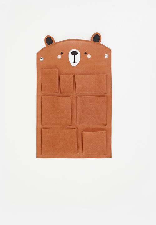 H&S - Bear wall organizer-brown