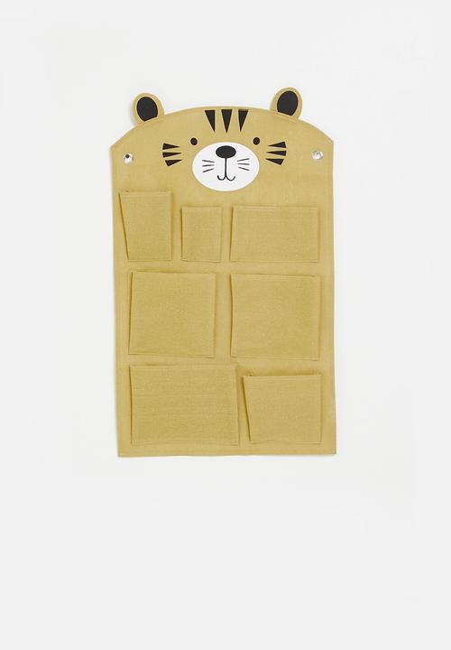 H&S - Tiger wall organizer - mustard