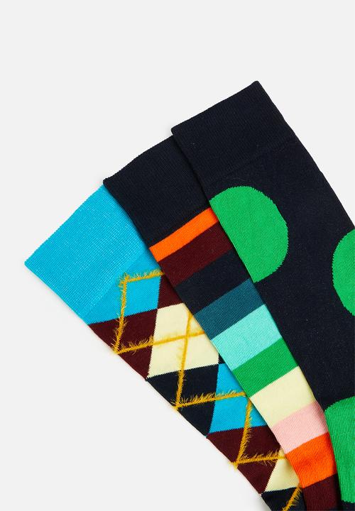 Happy Socks - 3-Pack classics socks gift set - multi