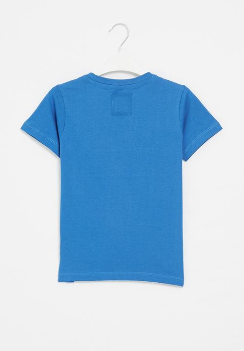 Aca Joe - Boys aca joe emblem print tee - blue