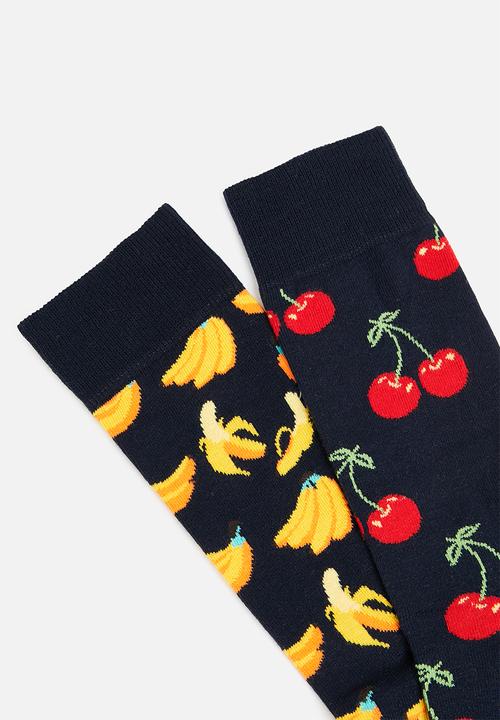 Happy Socks - 2-Pack classic cherry socks - multi