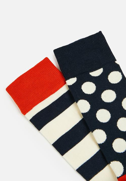 Happy Socks - 2-Pack classic big dot socks - multi 