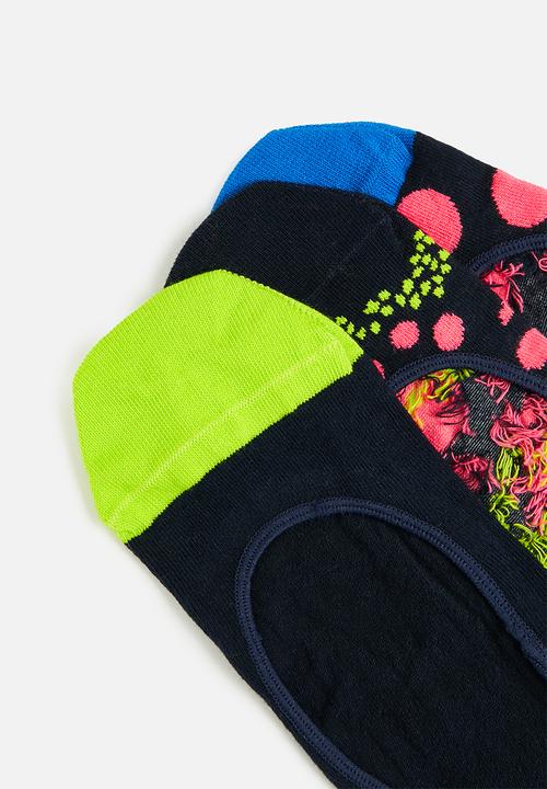 Happy Socks - 3-Pack into space liner socks - multi