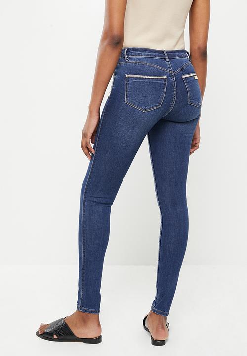 SISSY BOY - Axel skinny with pocket bling - dark vintage