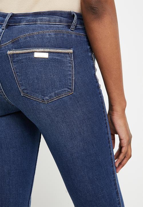 SISSY BOY - Axel skinny with pocket bling - dark vintage