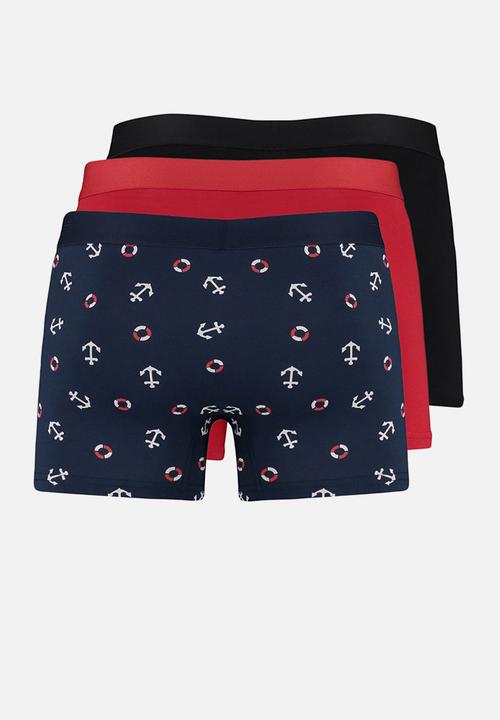 Trendyol - Anchor printed 3 pack boxers - multi