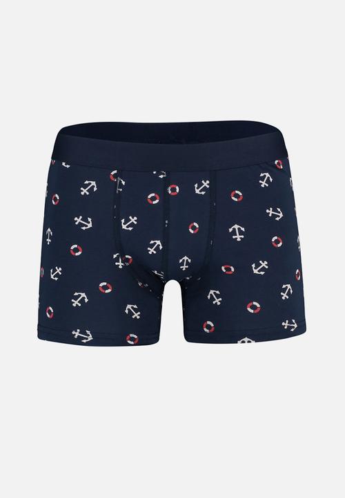 Trendyol - Anchor printed 3 pack boxers - multi