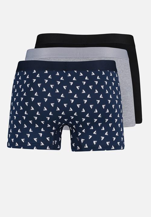 Trendyol - Triangles printed 3 pack boxers - multi