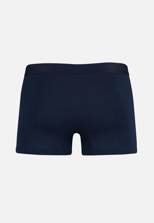 Trendyol - Patterned 3 pack boxers - blue & navy