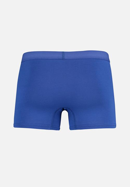 Trendyol - Patterned 3 pack boxers - blue & navy
