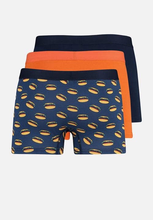 Trendyol - Burgers printed 3 pack boxers - multi