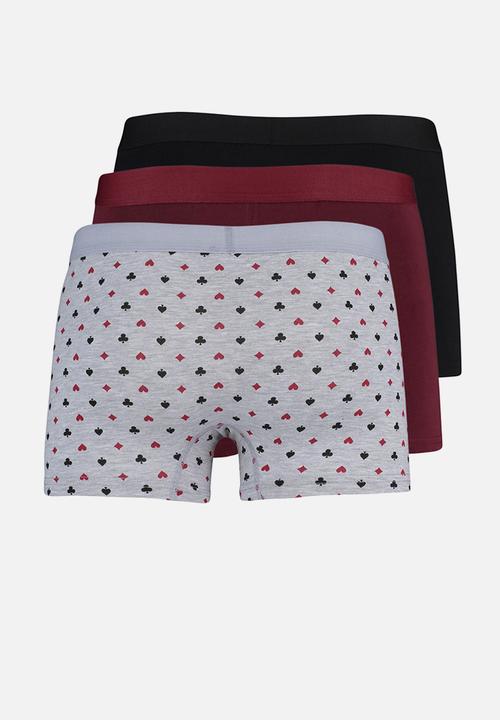 Trendyol - Cards printed 3 pack boxers - multi