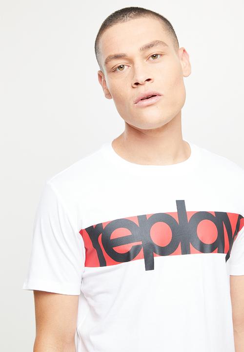 Replay - Basic jersey 30/1 - white