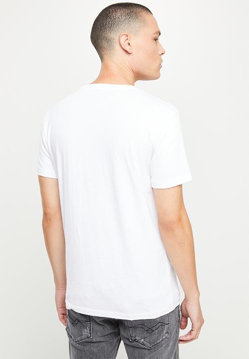 Replay - Replay tiger face tee - white