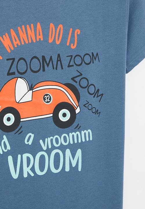 Pop Candy - Car tee - blue