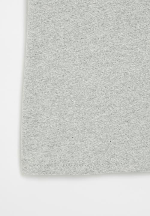 Pop Candy - Boys short sleeve tee - grey & navy