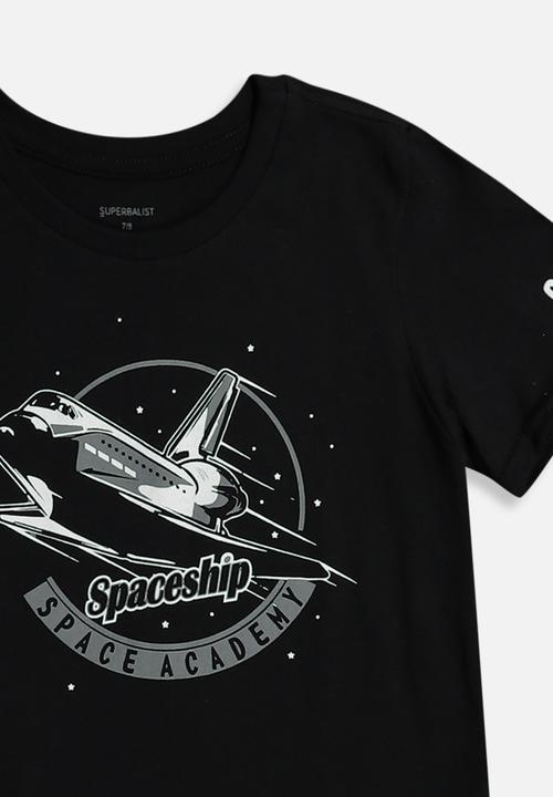 Superbalist - NASA T-shirt & sweat short set - black/grey