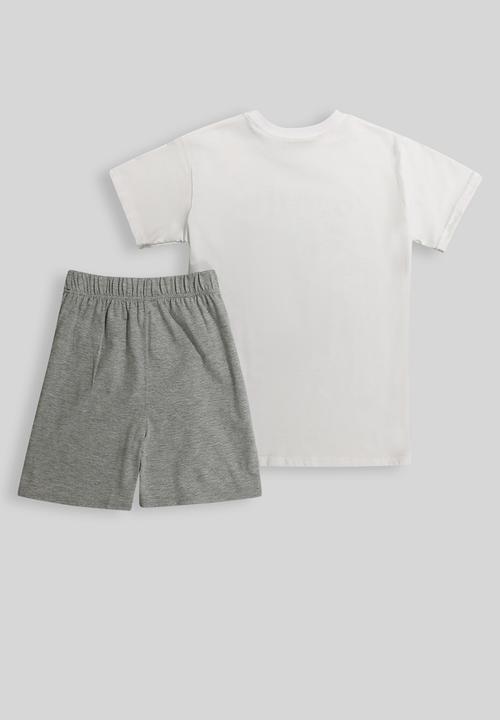 Superbalist - Summer pj set - white & grey