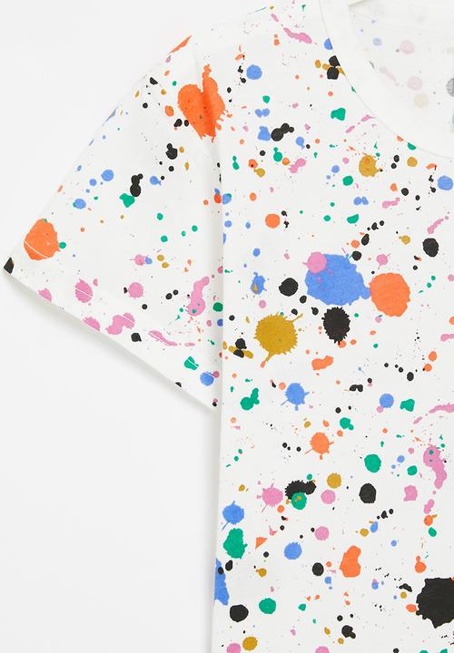 Pop Candy - Boys paint splatter printed tee - multi