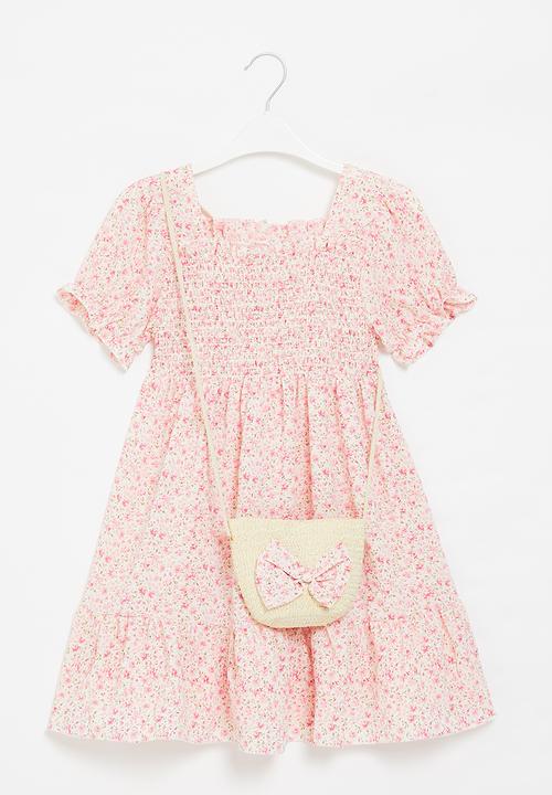 Pop Candy - Puff sleeve dress - pink
