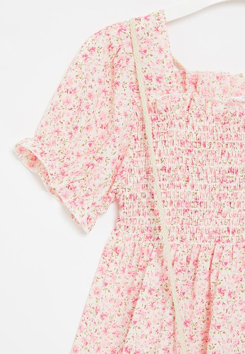 Pop Candy - Puff sleeve dress - pink