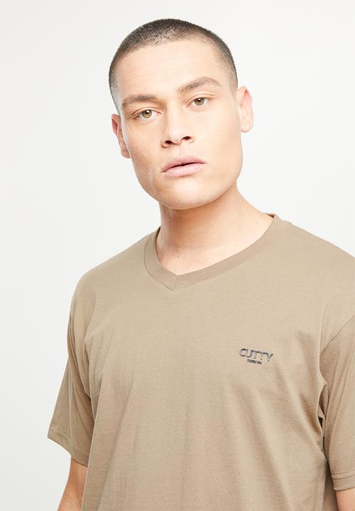 Cutty - Rich regular fit T-shirt - khaki